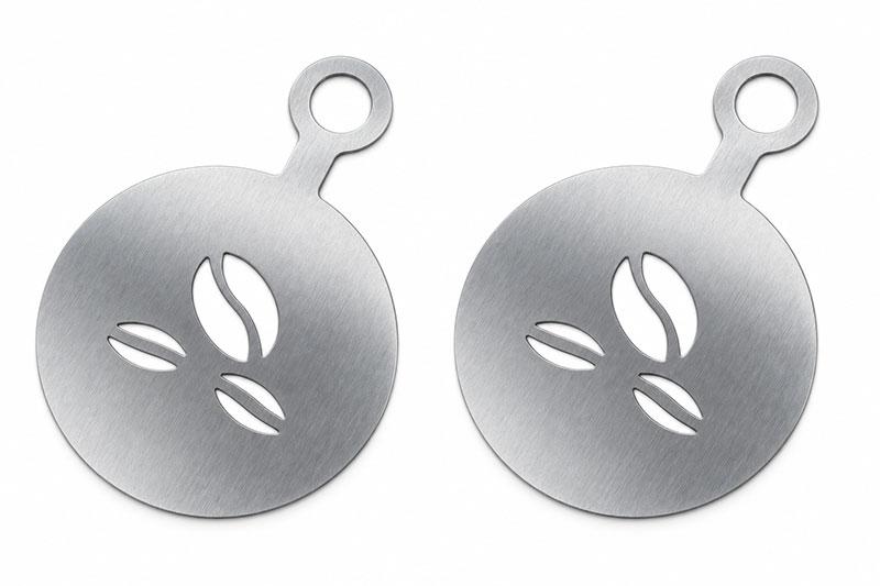 mezclar-barista-tools-pochoir-caf-grain-inox-lot-2 image 1