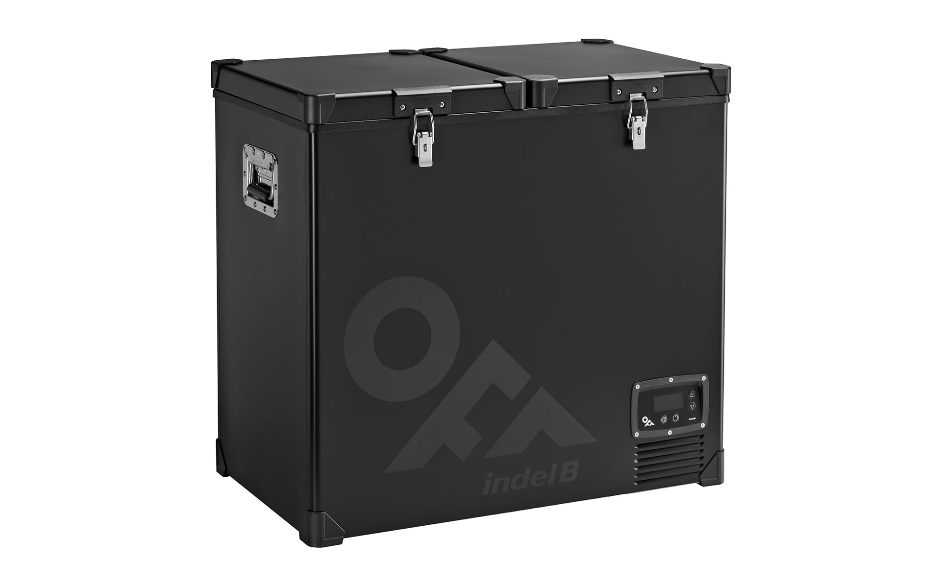 indel-b-adventure-tb118-dd-steel-black-glaci-re-double-porte image 2