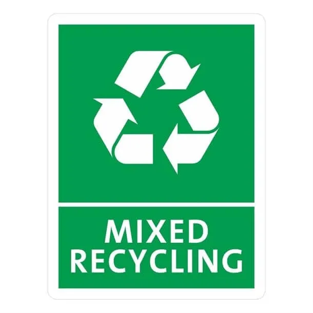 mezclar-skips-mixed-recycling-tiquette-poubelle-recyclage-vert image 1