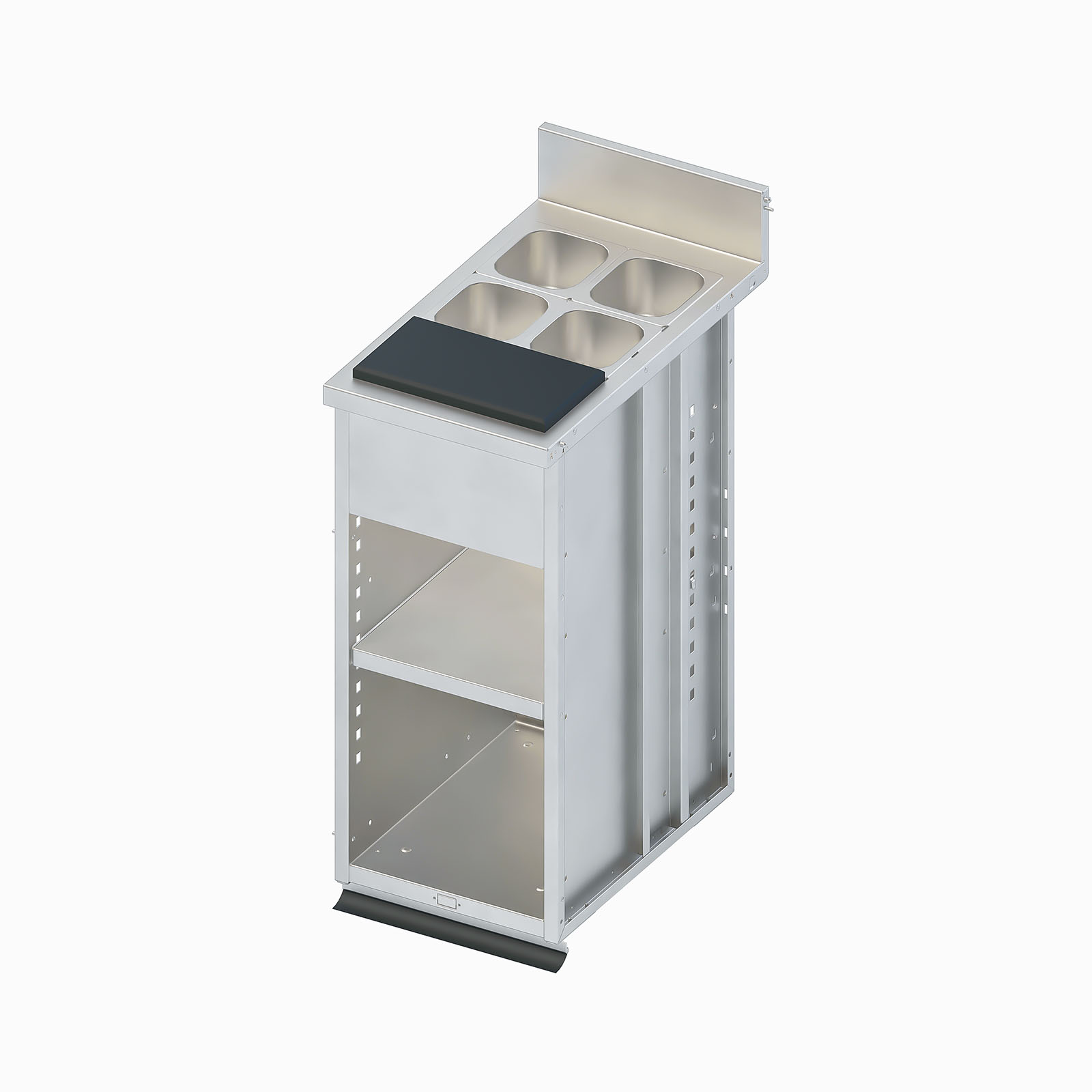 bariste-zone-production-module-mat-riel-inox-4-bacs-gn1-6 image 2