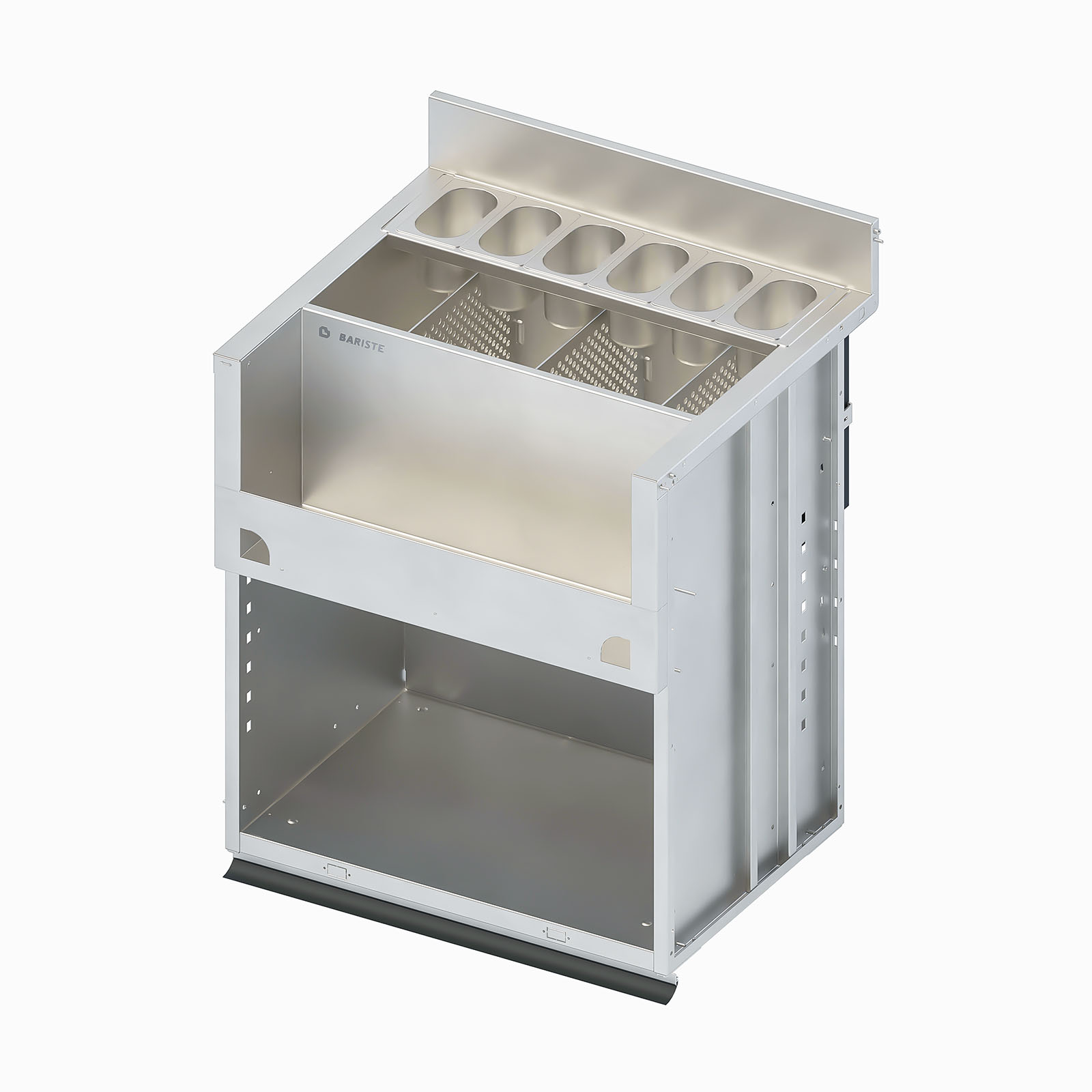 bariste-zone-production-module-mise-en-place-meuble-bar-inox-isotherme image 2