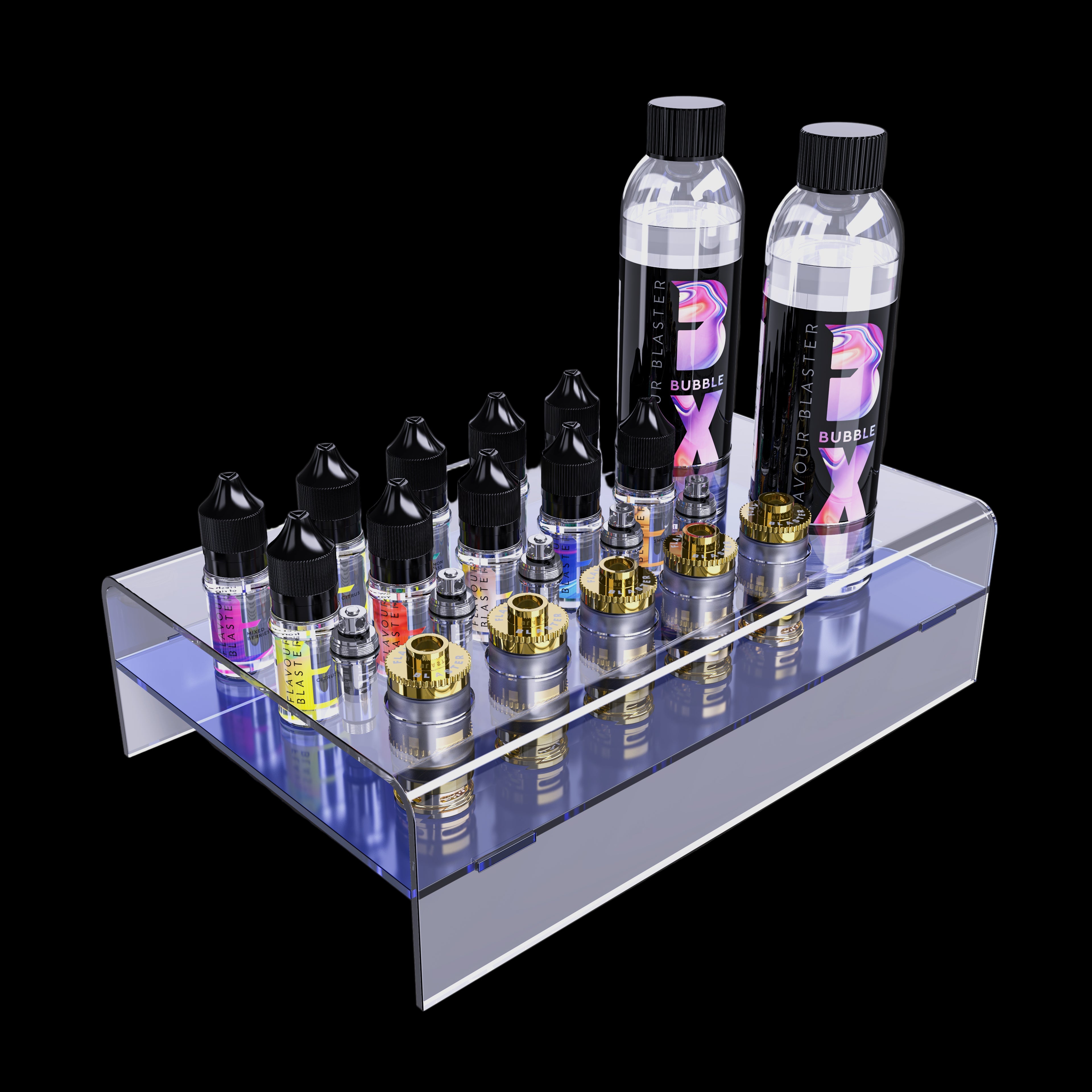 flavour-blaster-trays-plateau-bar-bleu-rangement-ar-mes-25-5cm image 1