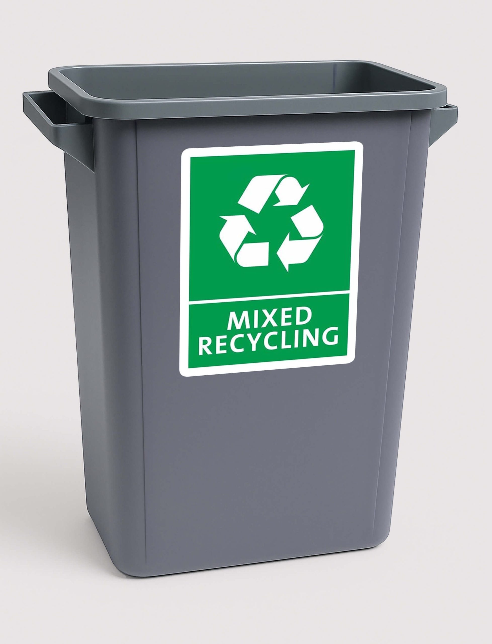 mezclar-skips-mixed-recycling-tiquette-poubelle-recyclage-vert image 2