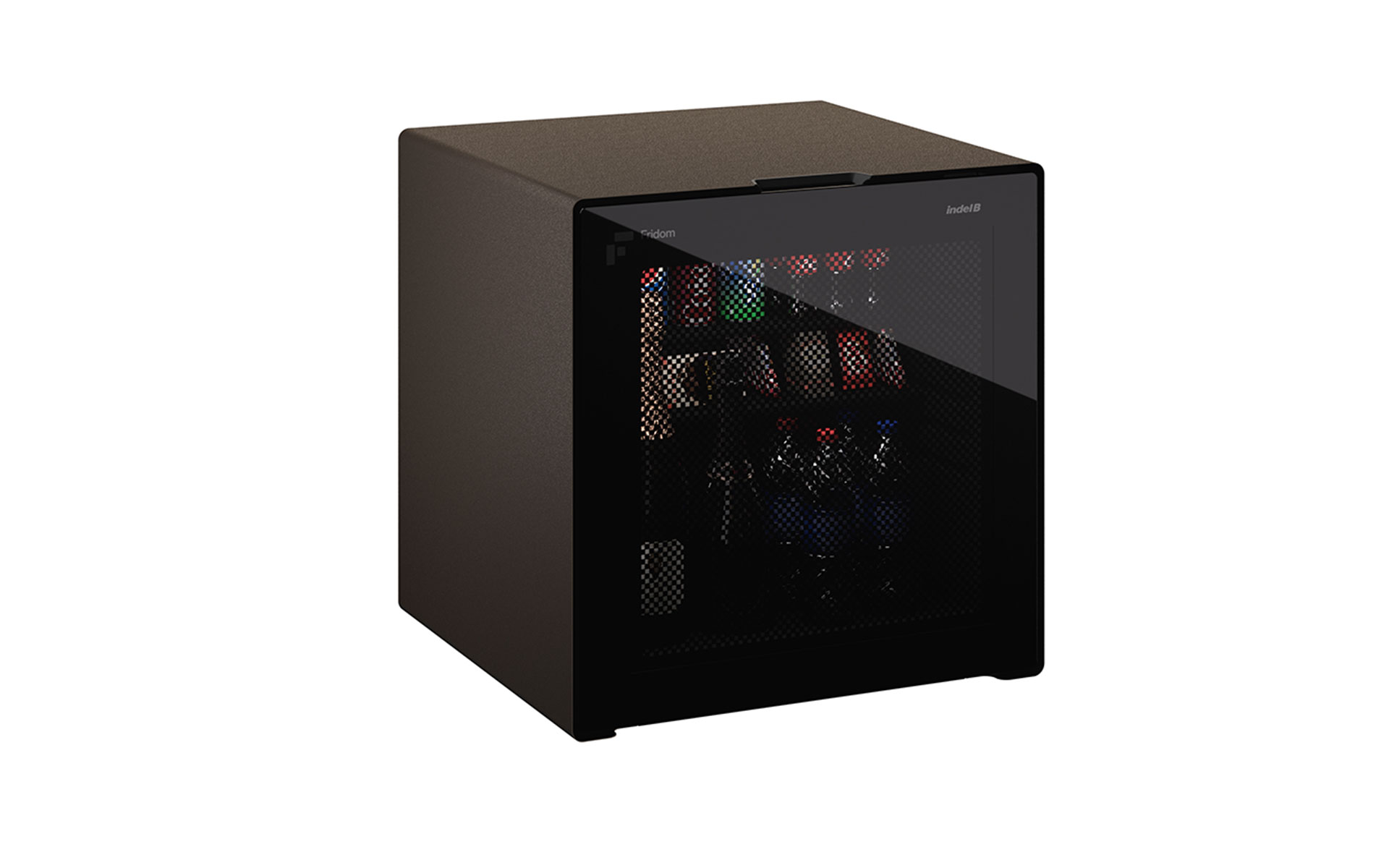 indel-b-hospitality-cube-countertop-minibar-pose-libre-vitr image 2