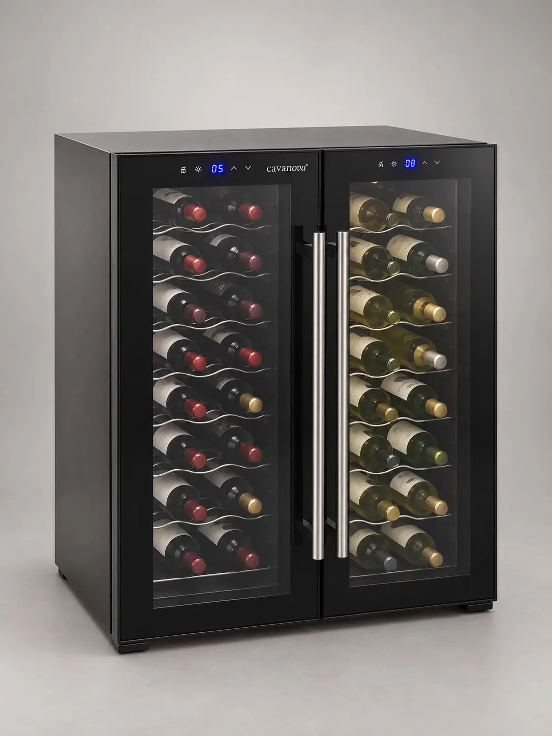 cavanova-vinotecas-cv036-2t-cave-vin-36-bouteilles-double-porte image 1