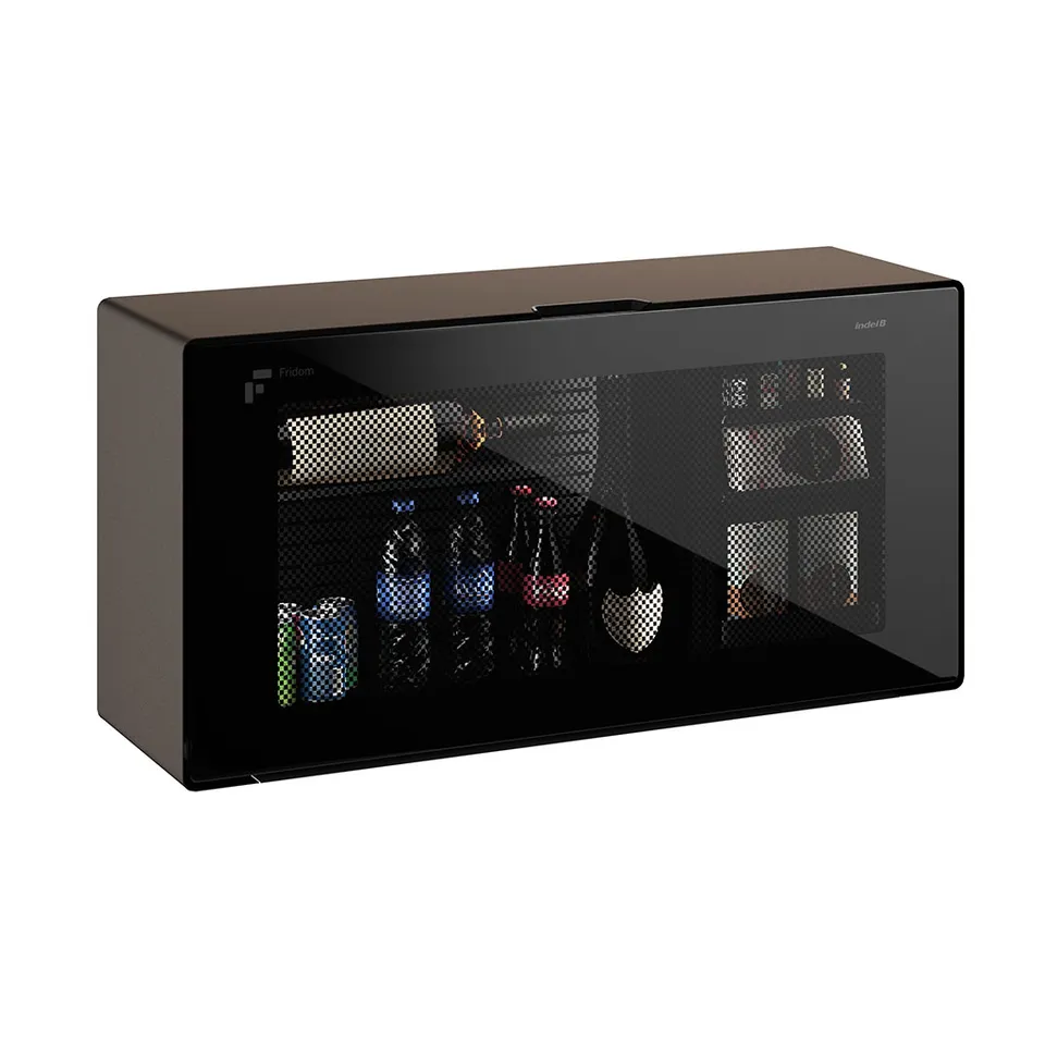 indel-b-hospitality-horizon-minibar-suspendu-porte-verre image 1