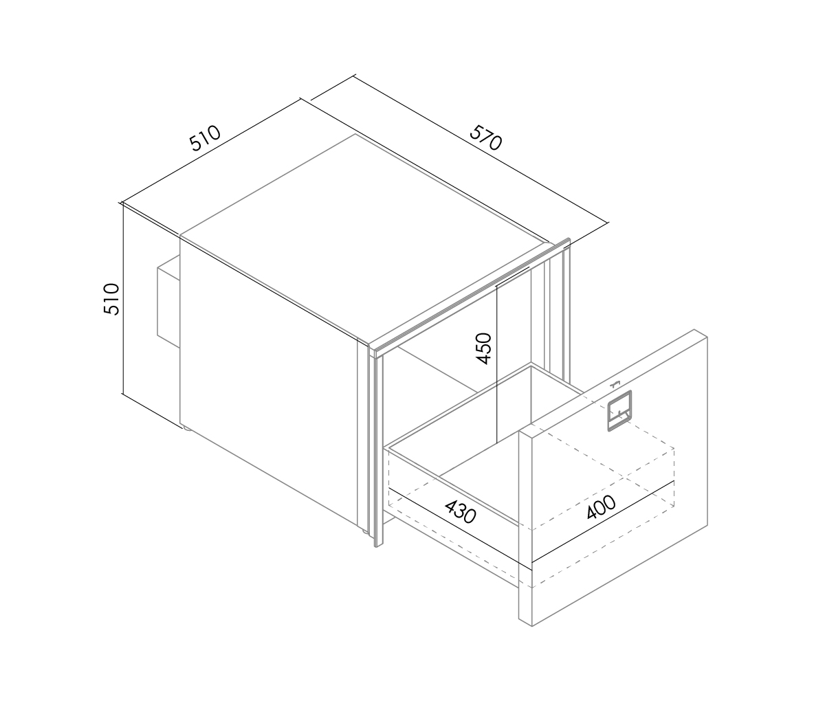 indel-b-drawer-105-r-frig-rateur-tiroir-bateau-inox image 2