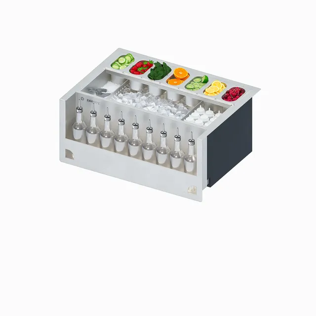 bariste-station-cocktails-mini-station-encastrable-inox image 1