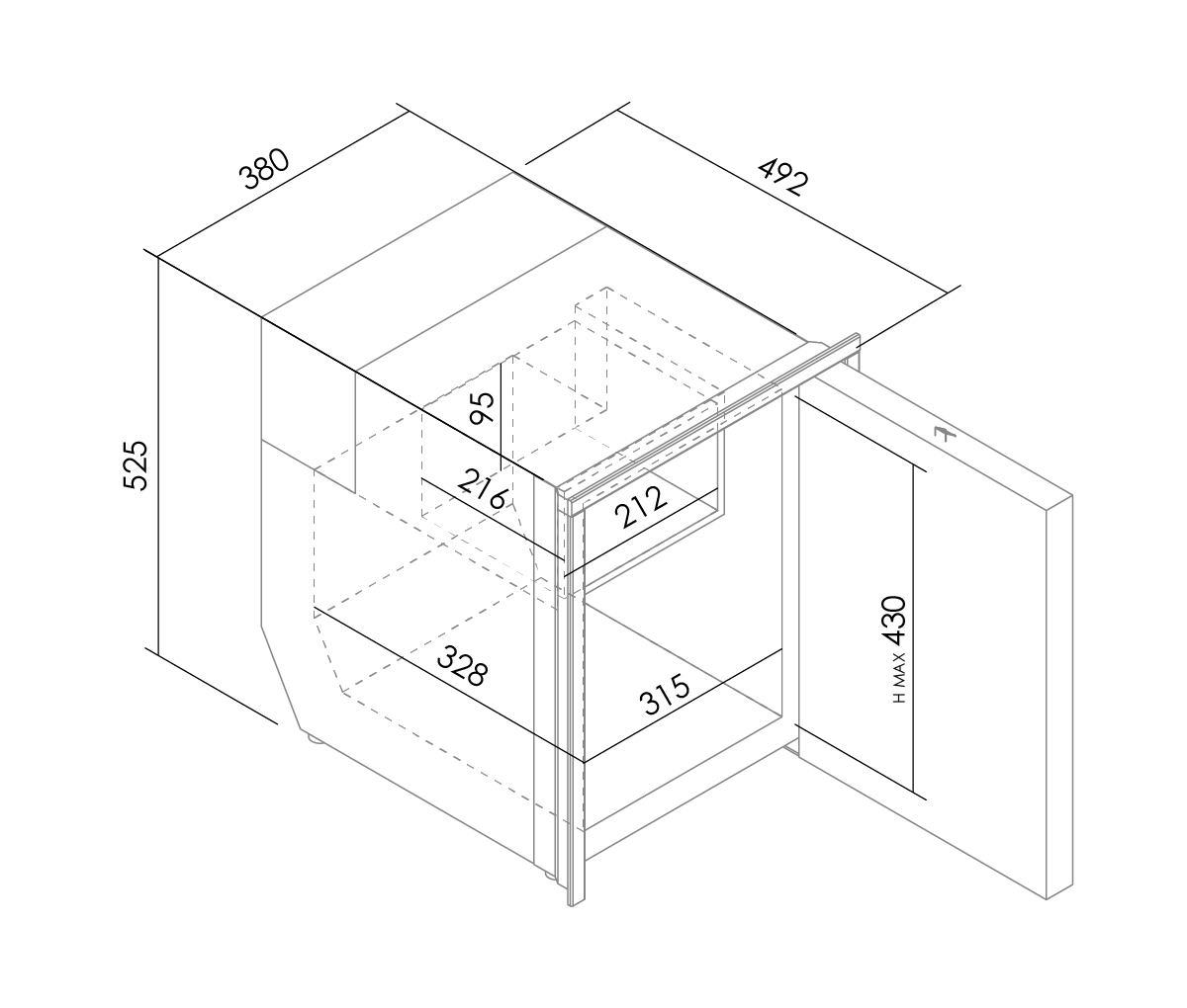 indel-b-marine-cruise-49-inox-clean-touch-r-frig-rateur-49-l image 3
