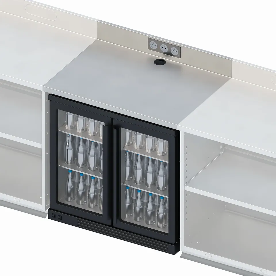 bariste-zone-stockage-plan-de-travail-suspendu-meuble-bar-inox-650 image 1