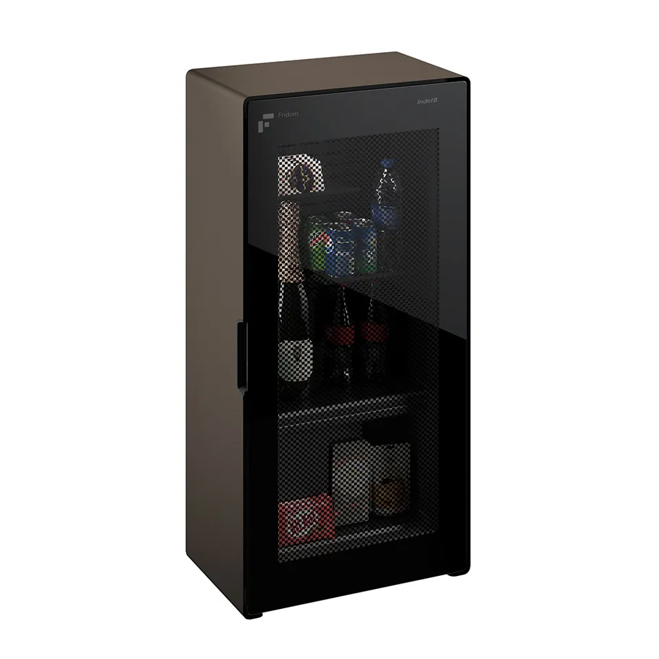 indel-b-hospitality-ycon-minibar-mural-porte-verre image 1
