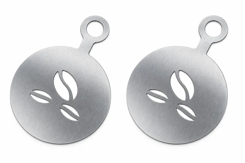 mezclar-barista-tools-pochoir-caf-grain-inox-lot-2 image 1