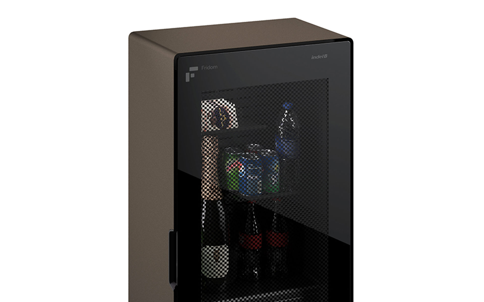 indel-b-hospitality-ycon-minibar-mural-porte-verre image 3