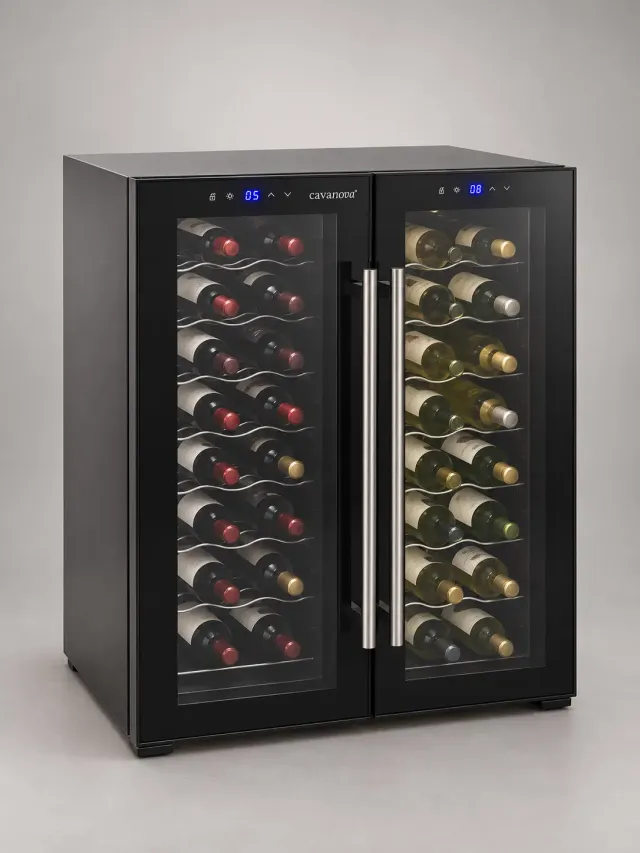 cavanova-vinotecas-cv036-2t-cave-vin-36-bouteilles-double-porte image 1