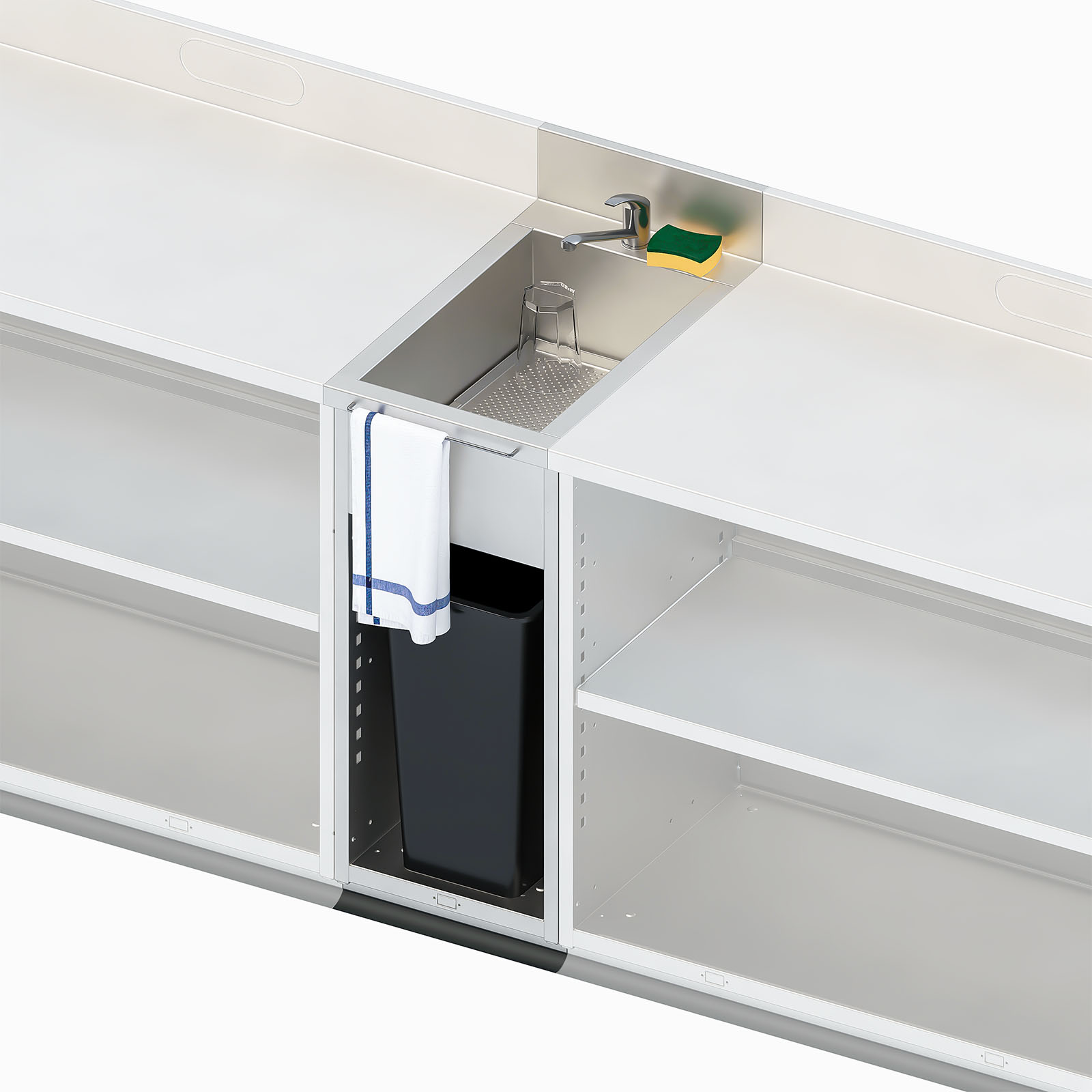 bariste-zone-nettoyage-module-vier-plonge-inox-380-mm image 1