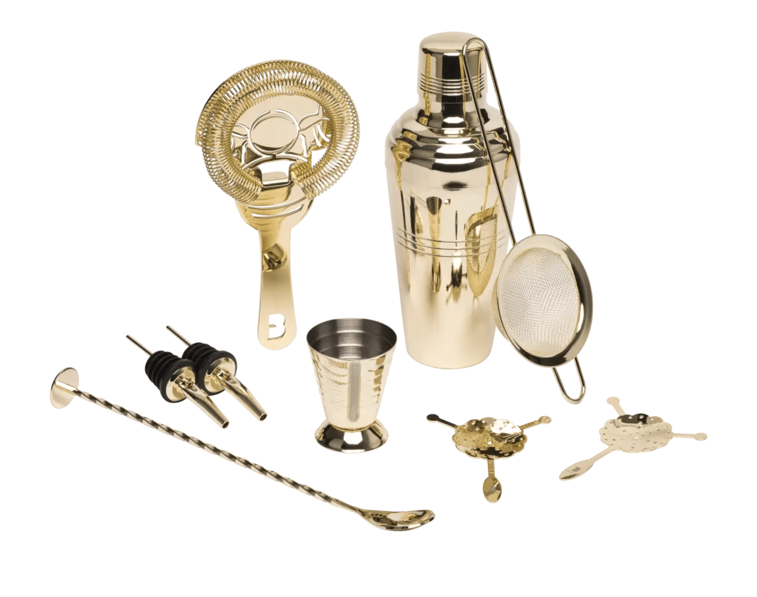 flavour-blaster-glasswares-cocktail-kit-shaker-or-8-pi-ces image 1