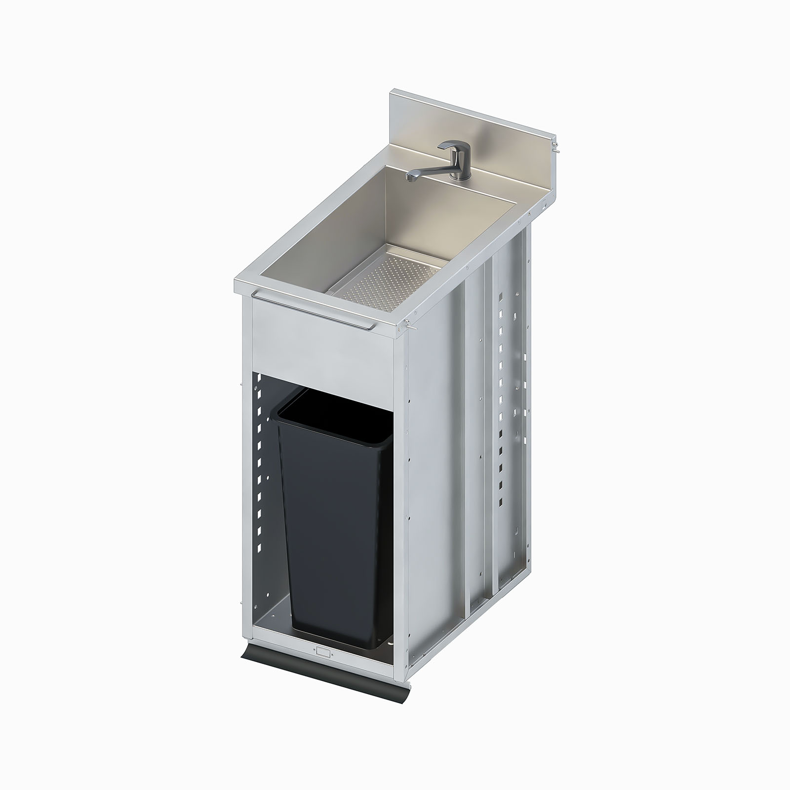 bariste-zone-nettoyage-module-vier-plonge-inox-380-mm image 2