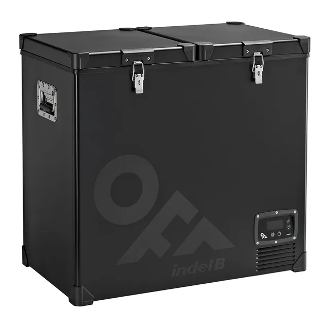 indel-b-adventure-tb118-dd-steel-black-glaci-re-double-porte image 1