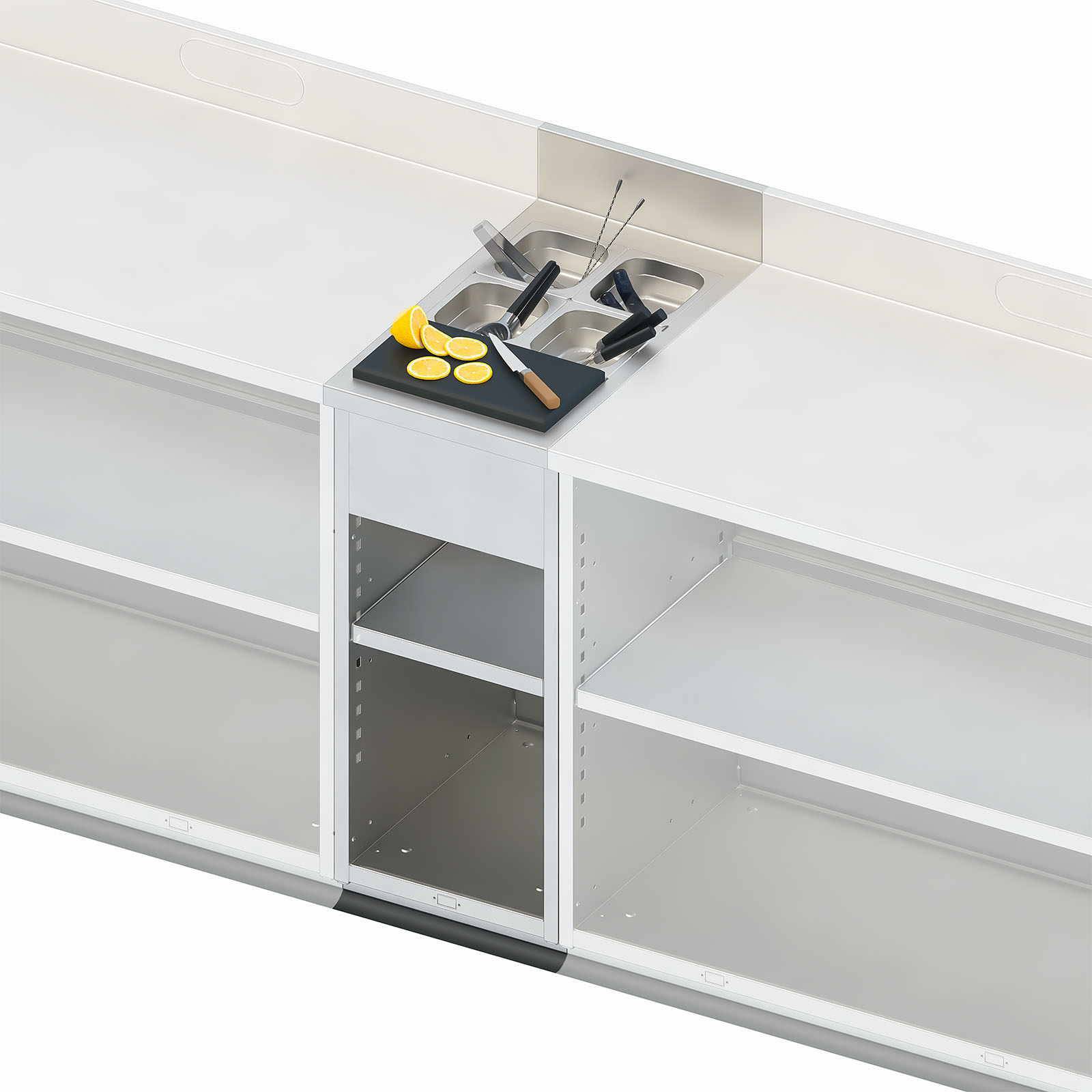 bariste-zone-production-module-mat-riel-inox-4-bacs-gn1-6 image 1