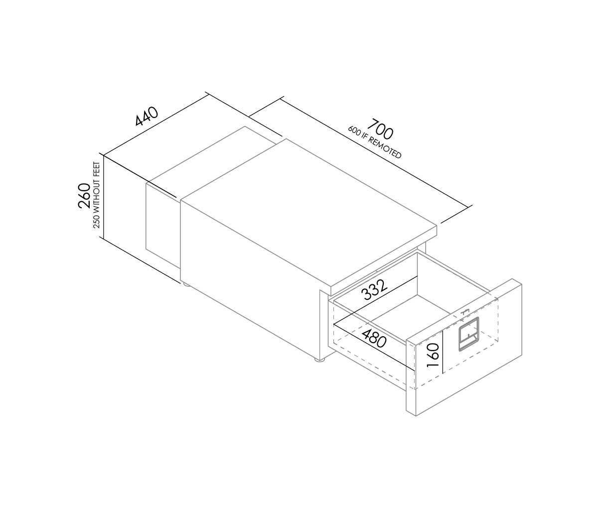 indel-b-marine-drawer-30-r-frig-rateur-tiroir-30-l-silver image 2