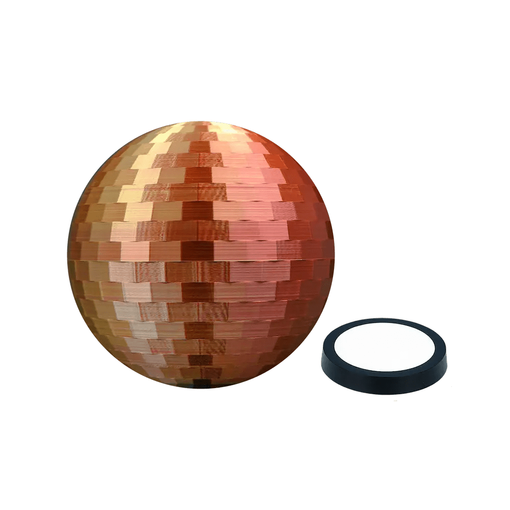 flavour-blaster-cloches-disco-ball-cloche-cocktail-cuivre-dor-led image 1