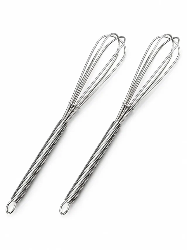beaumont-mini-fouet-inox-18-cm-lot-de-2-acier image 1