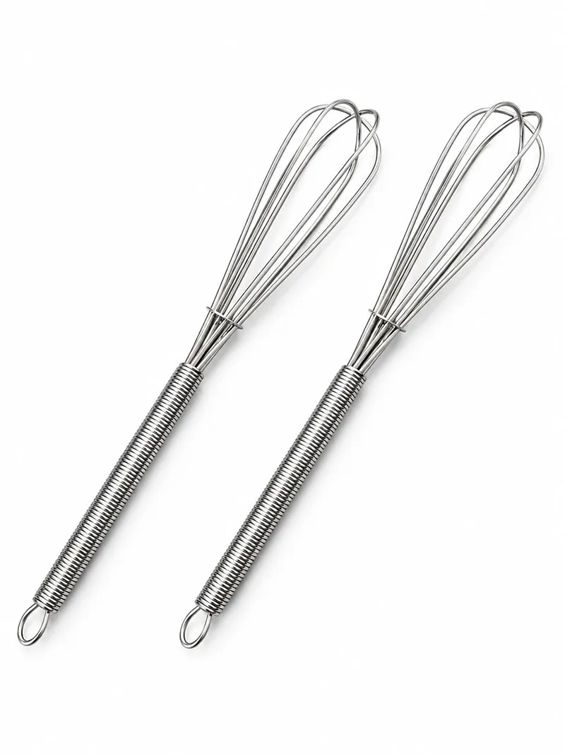 beaumont-mini-fouet-inox-18-cm-lot-de-2-acier image 1