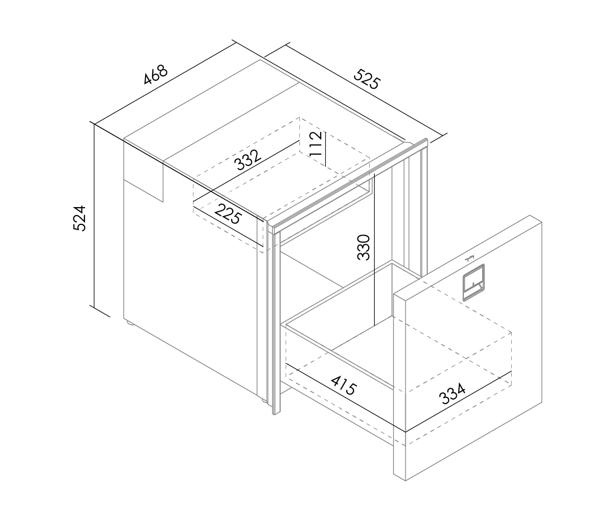 indel-b-marine-drawer-65-r-frig-rateur-tiroir-inox-65-l image 3