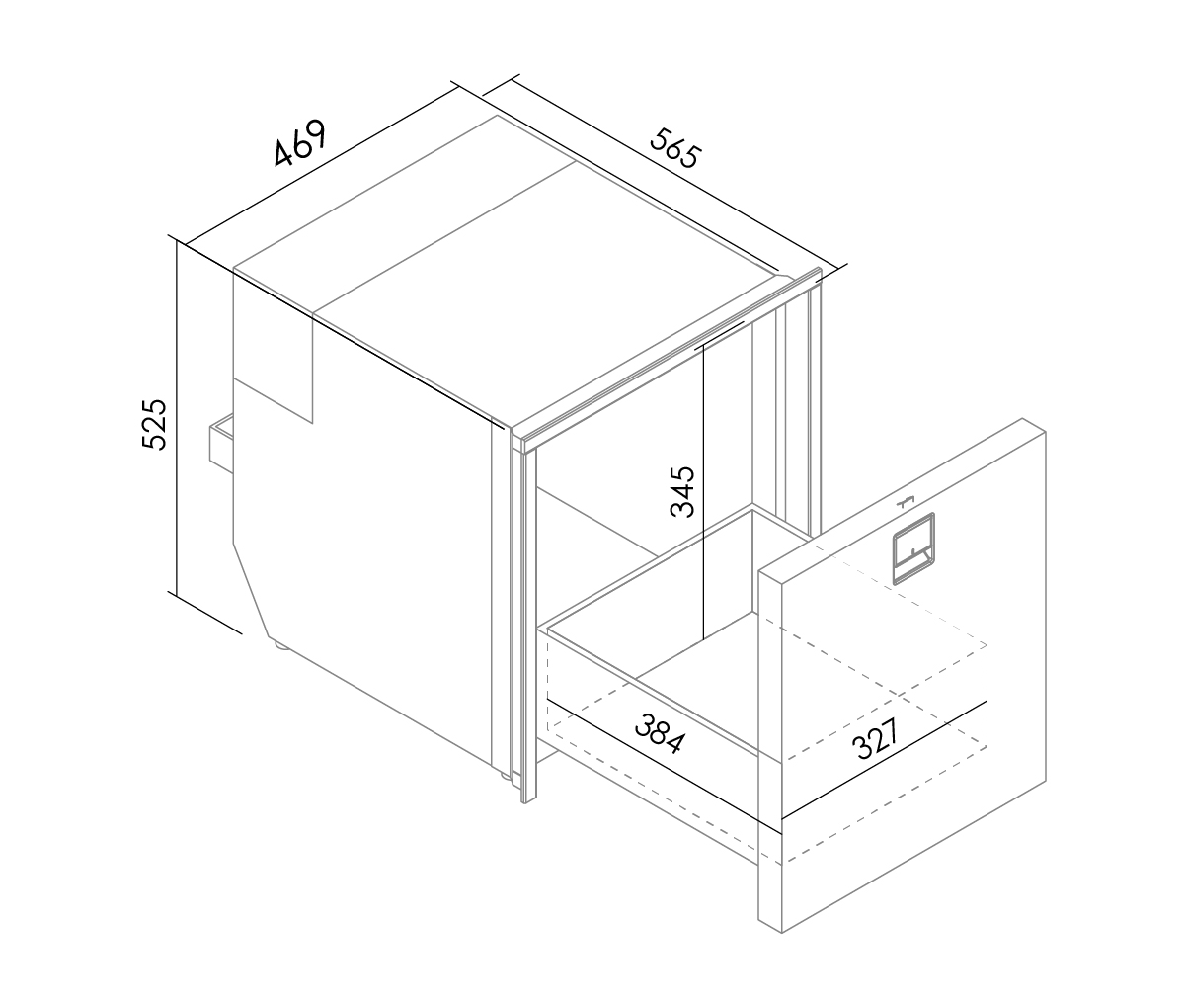 indel-b-marine-drawer-65-r-frig-rateur-tiroir-inox-65-l-no-frost image 3