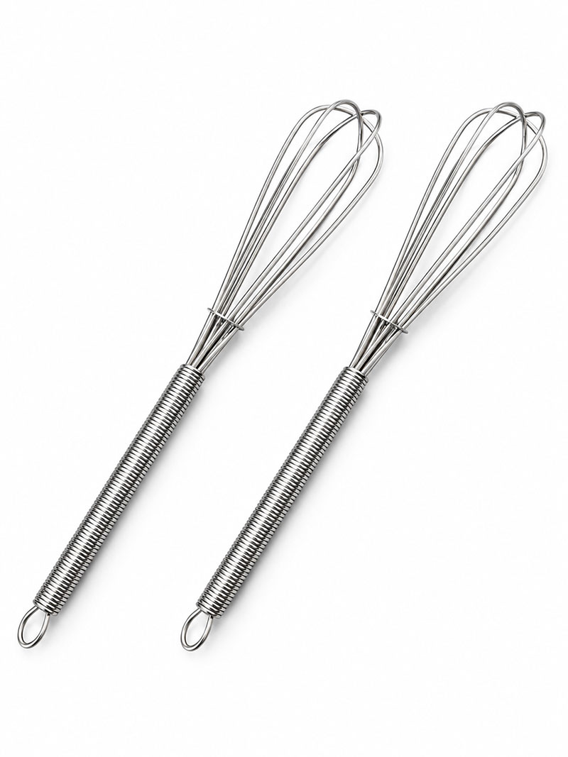 beaumont-mini-fouet-inox-18-cm-lot-de-2-acier image 1
